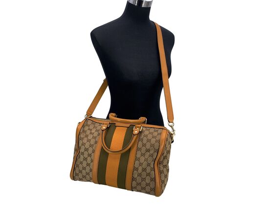 GUCCI Borsa a Mano in Tela Col. Giallo Boston M