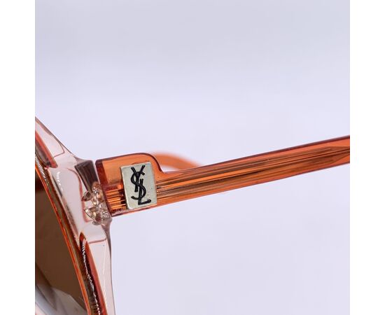 YVES SAINT LAURENT Occhiali da Sole Vintage in Acetato Col. Arancione