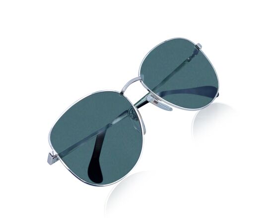 Occhiali da Sole Vintage in Metallo Col. Argento