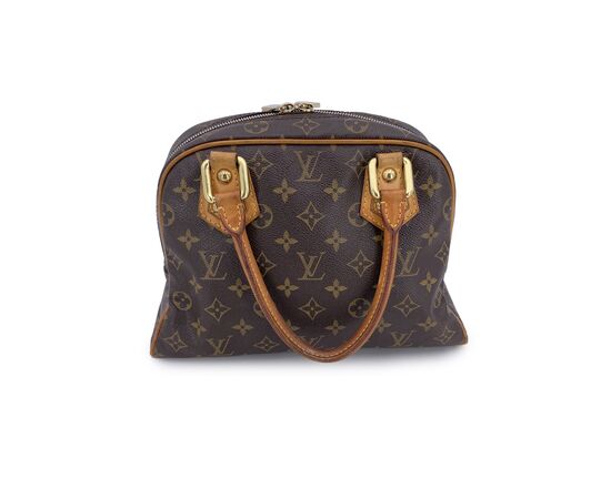 LOUIS VUITTON Borsa a Mano in Tela Col. Marrone Manhattan M