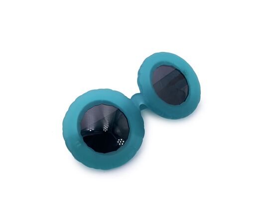 JEREMY SCOTT Occhiali da Sole in Plastica Col. Turchese