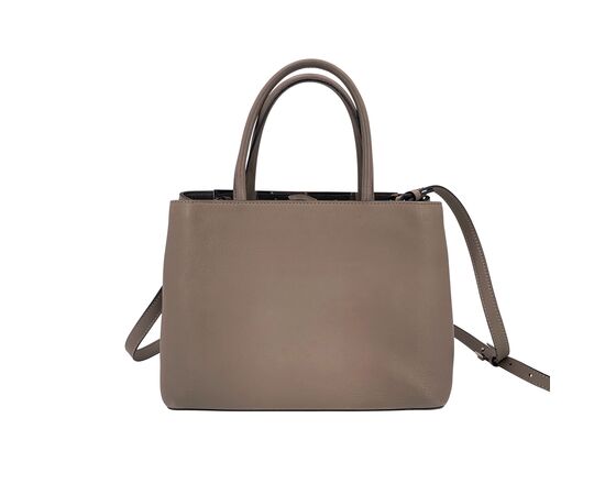 FENDI Borsa Shopper in Pelle Col. Grigio 2Jours M