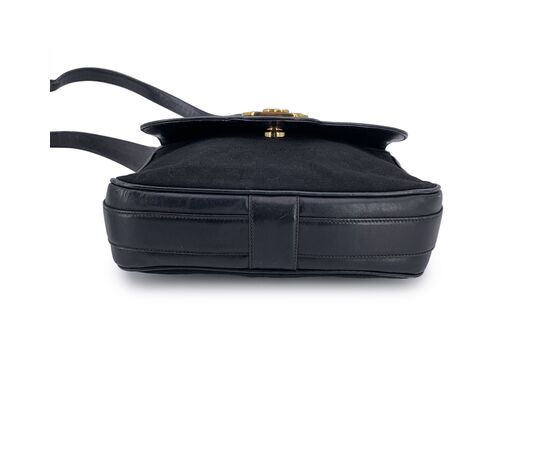 GUCCI Borsa a Tracolla Vintage in Tela Col. Nero M