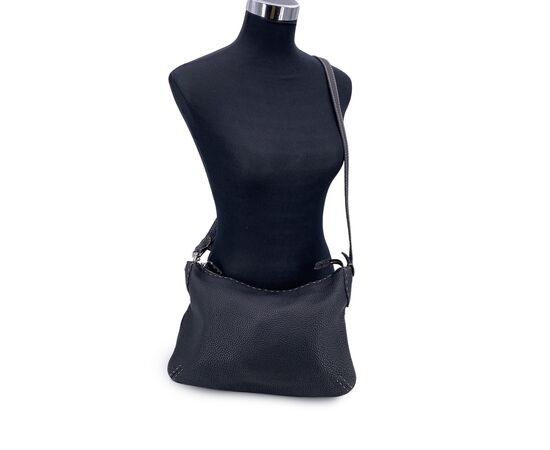 FENDI Borsa a Tracolla in Pelle Col. Nero M