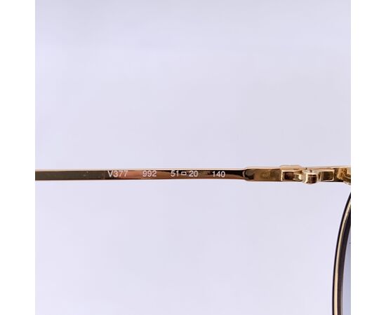 VALENTINO GARAVANI Occhiali da Sole Vintage in Metallo Col. Nero