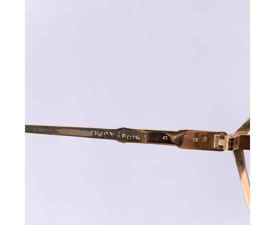 DIOR Occhiali da Sole Vintage in Metallo Col. Oro