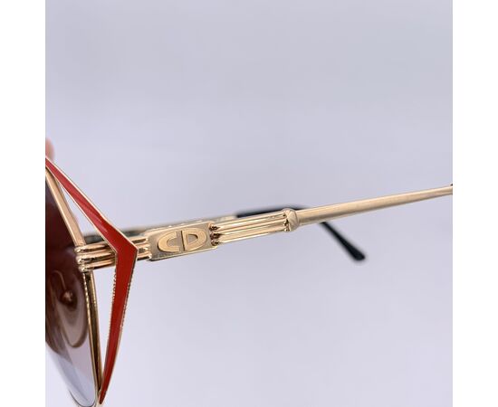 DIOR Occhiali da Sole Vintage in Metallo Col. Oro