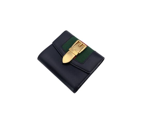 GUCCI Portafoglio in Pelle Col. Nero Sylvie S