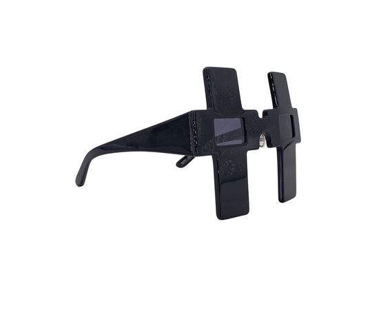 JEREMY SCOTT Occhiali da Sole in Plastica Col. Nero