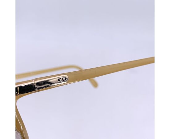DIOR Occhiali da Sole Vintage in Acetato Col. Beige