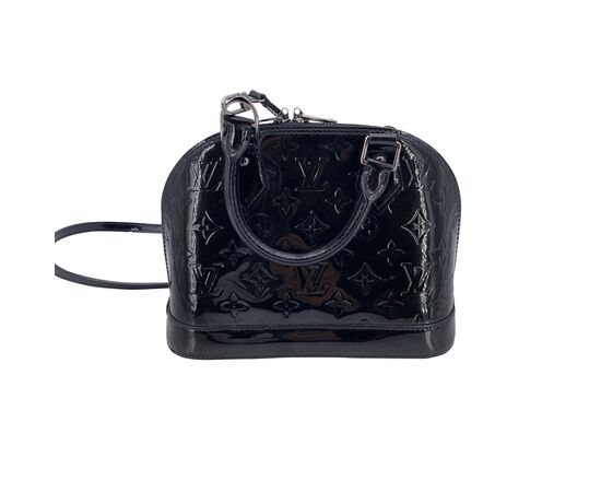 LOUIS VUITTON Borsa a Mano in Pelle Lucida Col. Nero Alma BB M