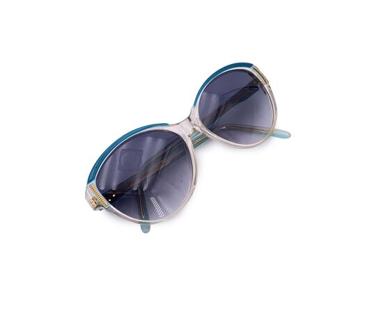 YVES SAINT LAURENT Occhiali da Sole Vintage in Acetato Col. Turchese