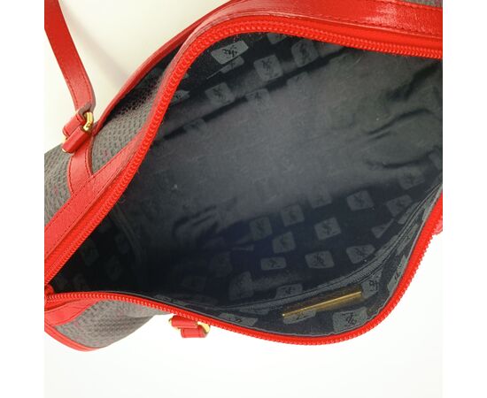 YVES SAINT LAURENT Borsa a Mano in Tela Col. Grigio M