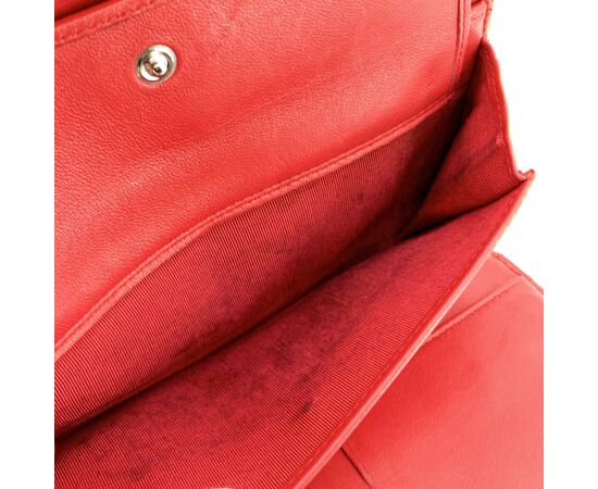 CHANEL Portafoglio in Pelle Col. Rosso Timeless/Classique M