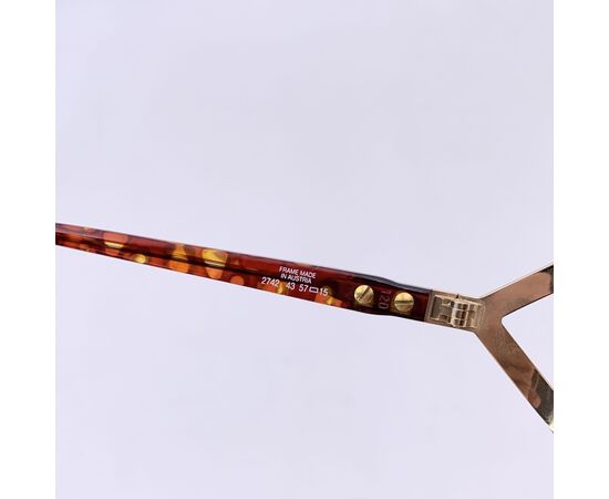 DIOR Occhiali da Sole Vintage in Metallo Col. Oro