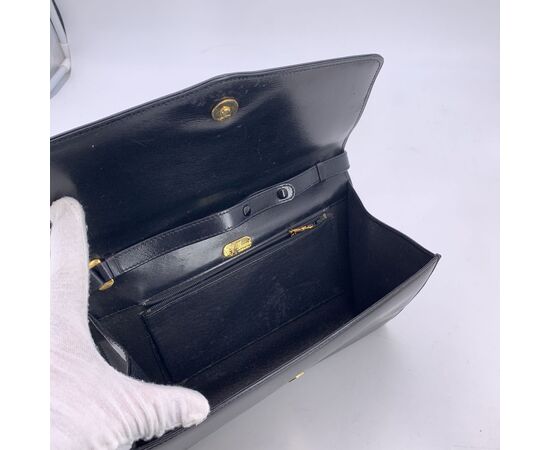 GUCCI Borsa a Tracolla Vintage in Pelle Col. Nero S