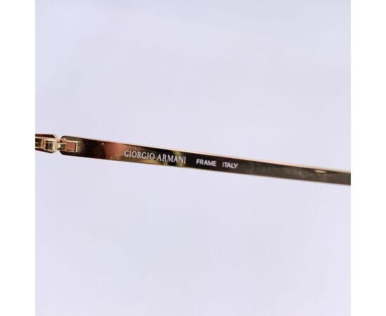 GIORGIO ARMANI Occhiali da Sole Vintage in Metallo Col. Oro