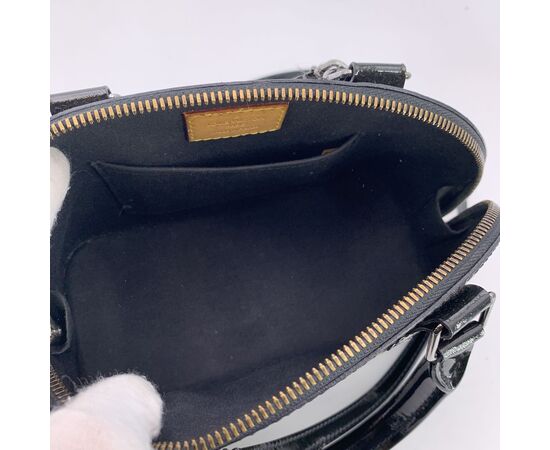 LOUIS VUITTON Borsa a Mano in Pelle Lucida Col. Nero Alma BB M