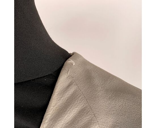 La Mendola Vestito Vintage in Seta Col. Bianco Kaftan