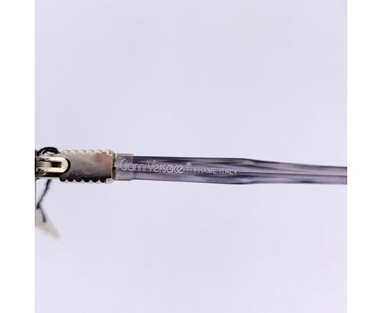 GIANNI VERSACE Occhiali da Sole Vintage in Acetato Col. Grigio