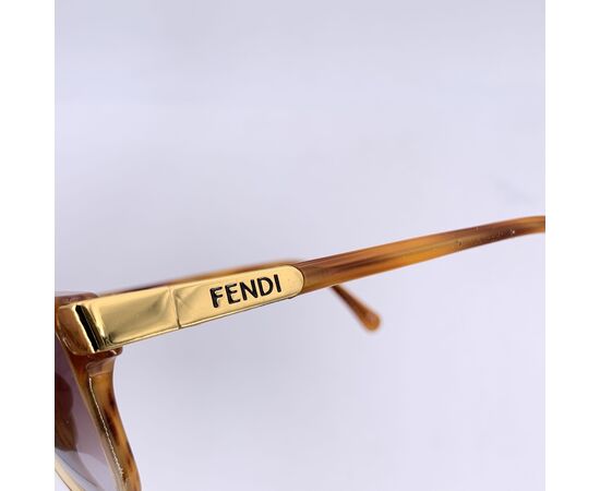 FENDI Occhiali da Sole Vintage in Acetato Col. Beige