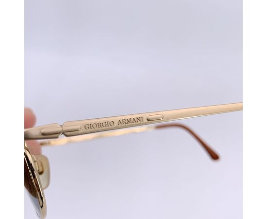 GIORGIO ARMANI Occhiali da Sole Vintage in Metallo Col. Oro
