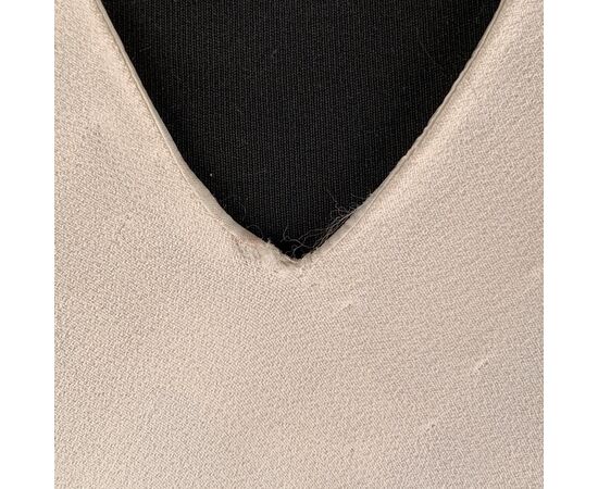 La Mendola Vestito Vintage in Seta Col. Bianco Kaftan