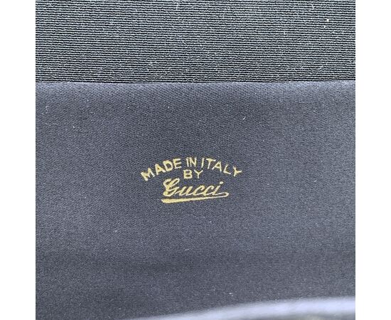 GUCCI Borsa a Tracolla Vintage in Velluto Col. Nero S