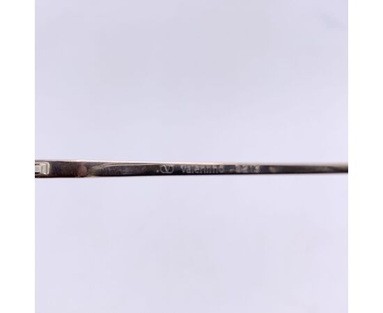 VALENTINO GARAVANI Occhiali da Sole Vintage in Metallo Col. Argento