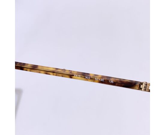 VALENTINO GARAVANI Occhiali da Sole Vintage in Metallo Col. Oro