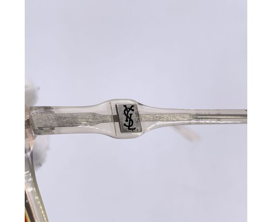 YVES SAINT LAURENT Occhiali da Sole Vintage in Acetato Col. Bianco