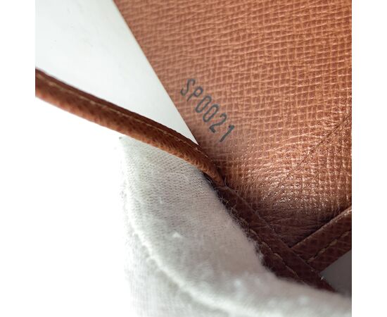 LOUIS VUITTON Accessorio Vintage in Pelle Col. Marrone S