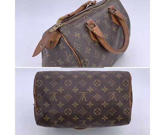 LOUIS VUITTON Borsa a Mano Vintage in Tela Col. Marrone Speedy S