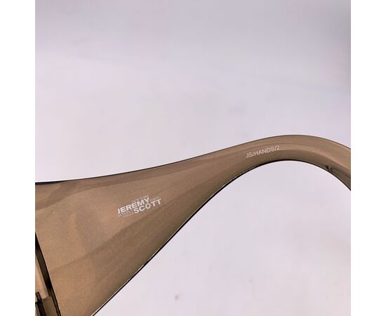 JEREMY SCOTT Occhiali da Sole in Plastica Col. Marrone