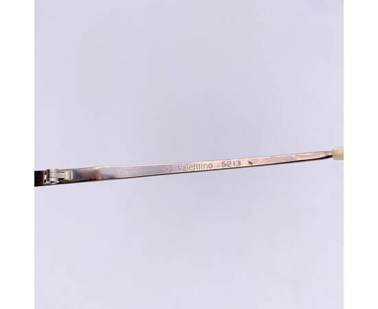 VALENTINO GARAVANI Occhiali da Sole Vintage in Metallo Col. Argento