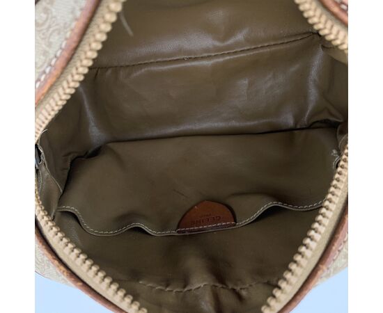 CELINE Borsa a Tracolla Vintage in Tela Col. Beige Macadam S