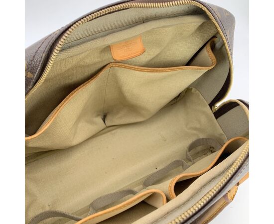 LOUIS VUITTON Borsa a Mano Vintage in Tela Col. Marrone Deauville M