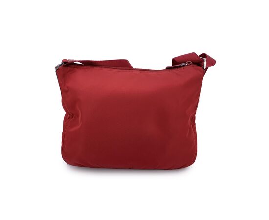 PRADA Borsa a Tracolla in Tela Col. Rosso Tessuto M
