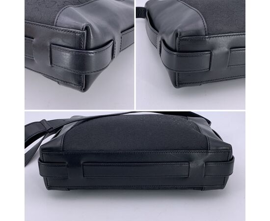 CELINE Borsa a Tracolla Vintage in Cotone Col. Nero M