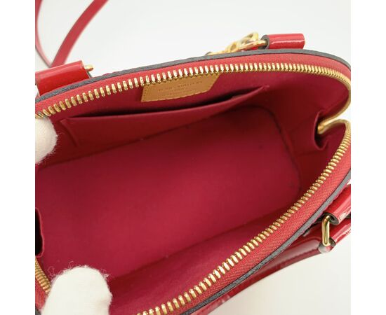 LOUIS VUITTON Borsa a Mano in Pelle Lucida Col. Rosso Alma BB S