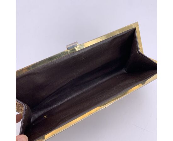 DIOR Pochette Vintage in Tela Col. Marrone Diorissimo S