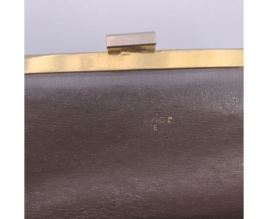 DIOR Pochette Vintage in Tela Col. Marrone Diorissimo S