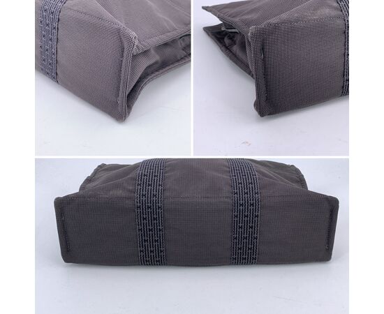 HERMES Borsa Shopper in Tela Col. Grigio Herline M
