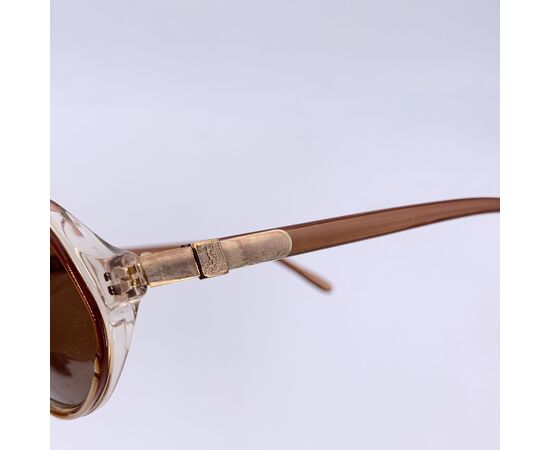 YVES SAINT LAURENT Occhiali da Sole Vintage in Acetato Col. Beige