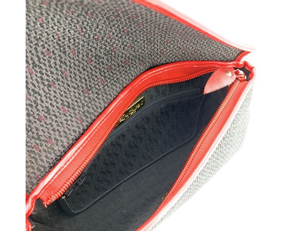 YVES SAINT LAURENT Pochette Vintage in Plastica Col. Grigio - S