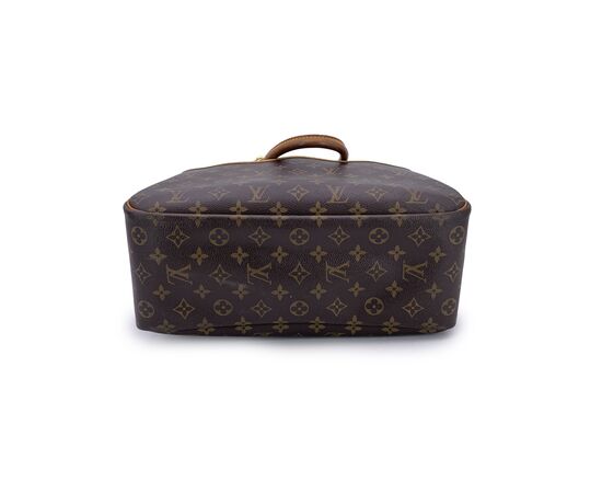 LOUIS VUITTON Borsa a Mano Vintage in Tela Col. Marrone Deauville M