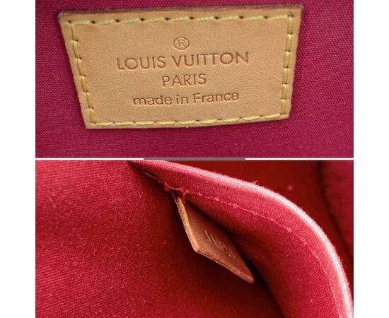 LOUIS VUITTON Borsa a Mano in Pelle Lucida Col. Rosso Alma BB S