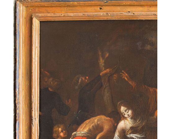 Martirio di Santa - Giovanni Claret (Bruxelles?, 1599 – Savigliano, 2 ottobre 1679) - olio su tela firmato