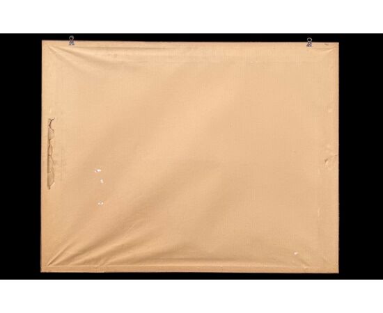 Oil on canvas painting depicting a landscape. Signature P.Ferrante.