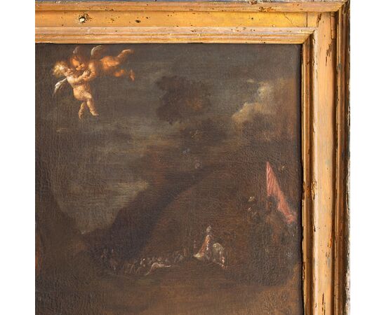 Martirio di Santa - Giovanni Claret (Bruxelles?, 1599 – Savigliano, 2 ottobre 1679) - olio su tela firmato